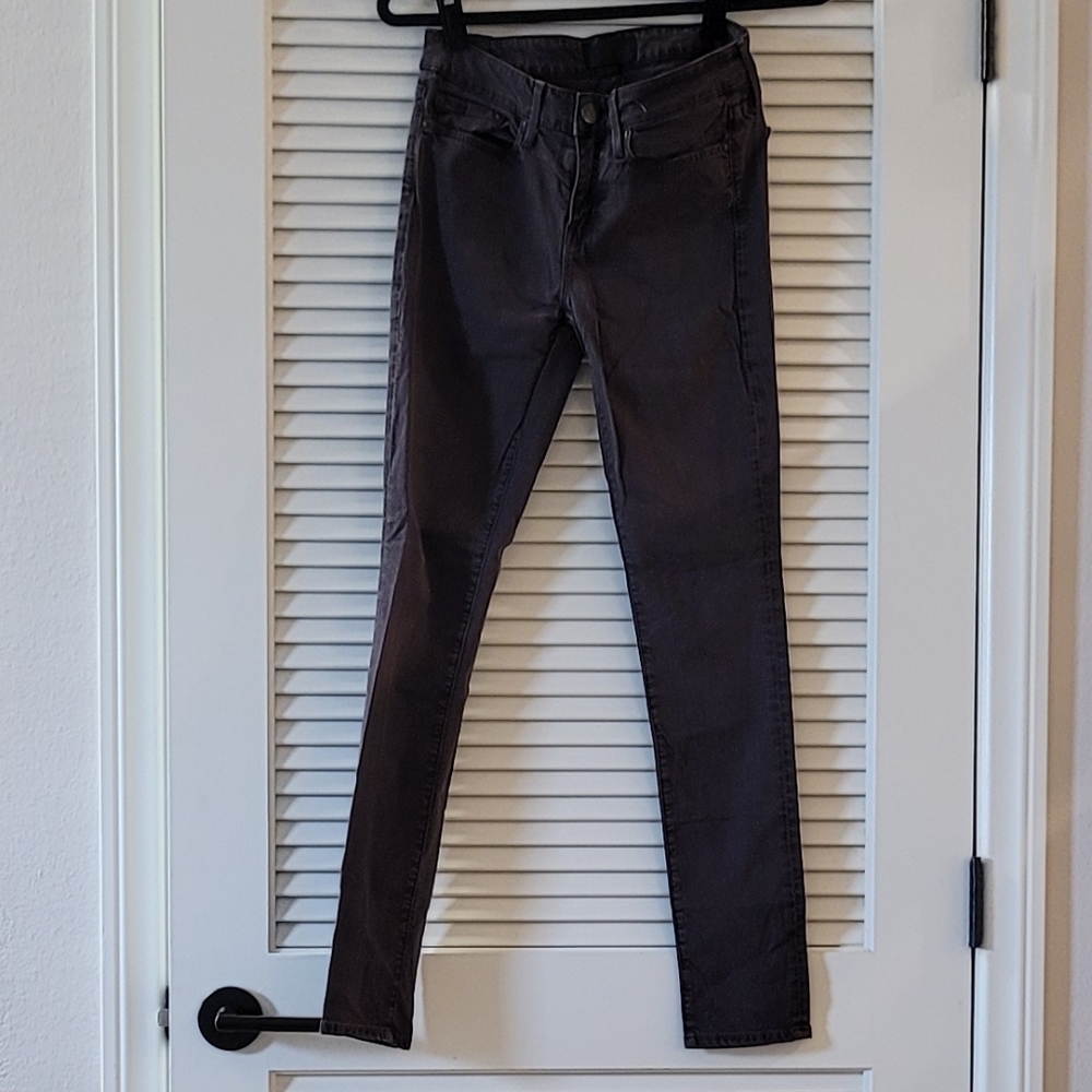 Vince - Brownish Purple, Skinny Jeans With Belt Loops and Functional Pockets